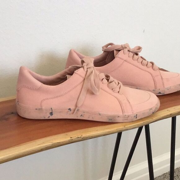 Treasure & Bond Monroe Canvas Sneaker in Coral Size 7.5 - Picture 3 of 10